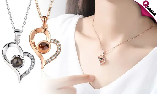 Multi-Language I Love You Heart Necklace!